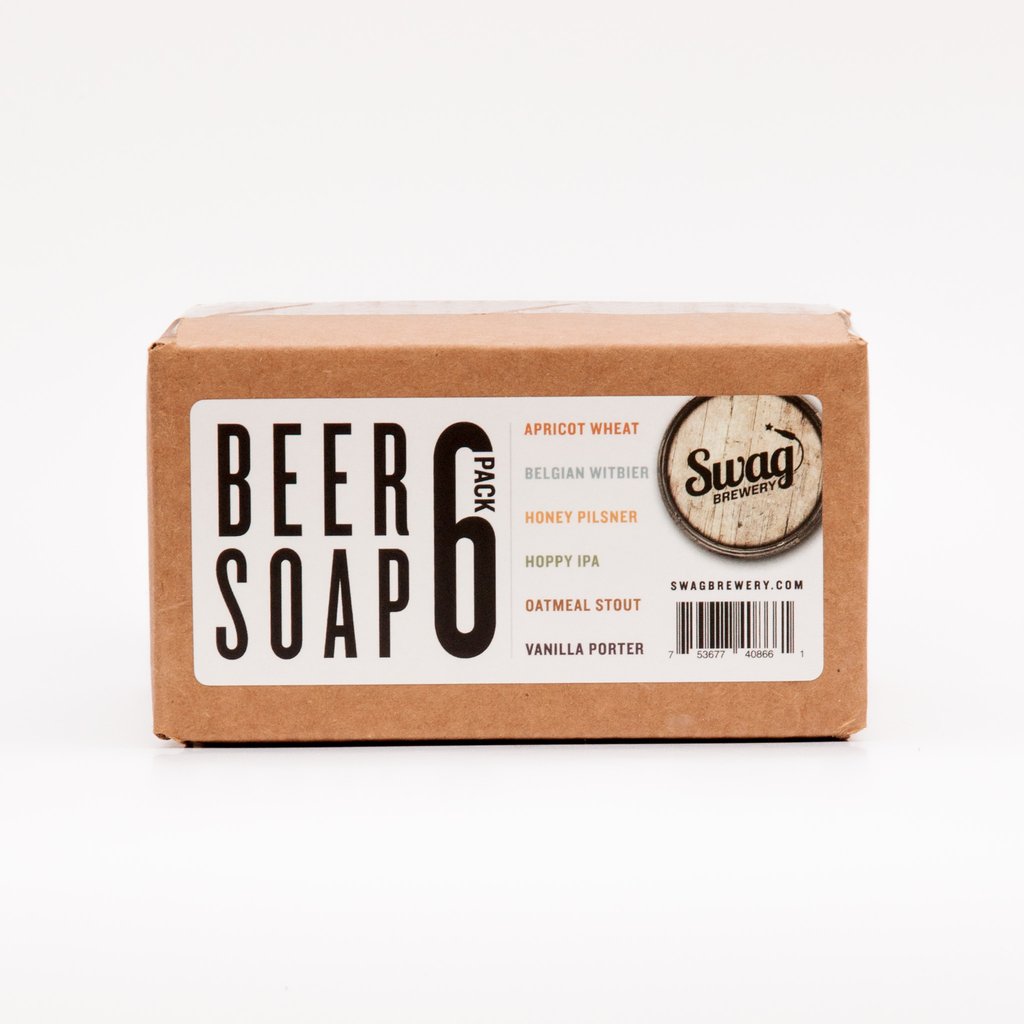 Beer Soap 6-pack - Perfect Gift For Beer Lovers + Made in USA + Actually Smells Good!