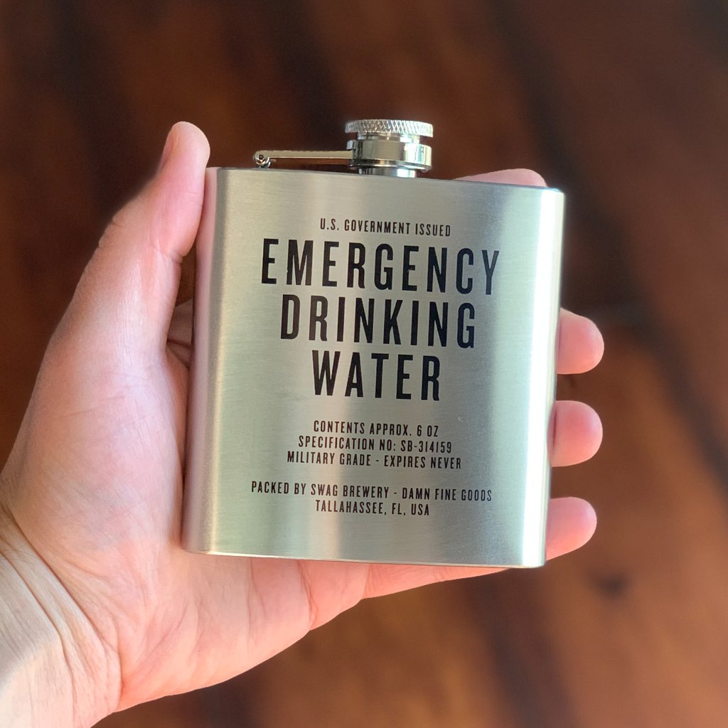 Emergency Drinking Water - Honest Flask